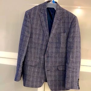 Men’s casual plaid casual jacket